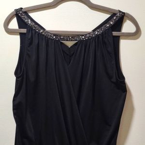 Express Ladies Black Top Size M